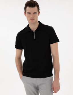 Siyah Slim Fit Ti__rt - Pierre cardin фото 3