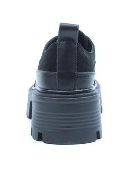 03-C1806-3 BLACK Полуботинки женские (натуральная замша)