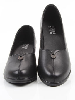 06-YDN15-20 BLACK Туфли женские (натуральная кожа)