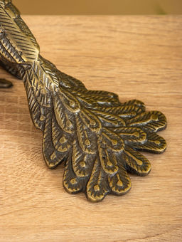 Сувенир «Павлин», 18×8.5×14 см, алюминий