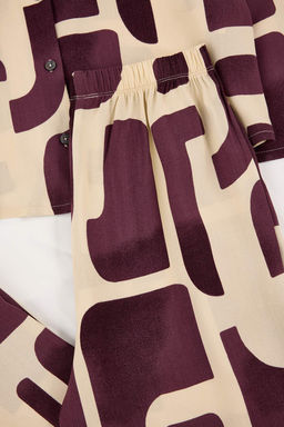 Cok Renkli Geometrik Shally Dokuma Pijama Tak?m? THMSS26PT00001 - Trendyolmilla фото 6