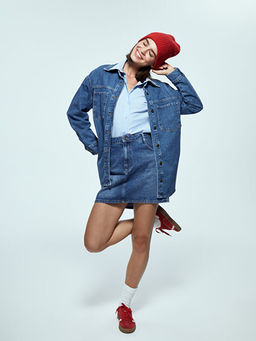 Standart Fit Kad?n Jean Etek