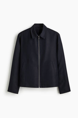 Cazadora en mezcla de lino Regular Fit