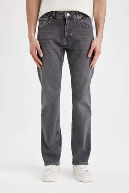 Джинсовые брюки Sergio Regular Fit Normal Mold с нормальной талией и зауженными штанинами