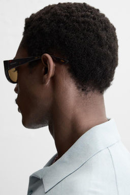 COTTON/SILK KNIT POLO SHIRT - Zara фото 5