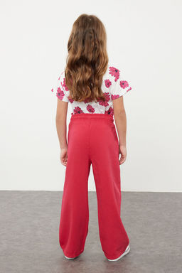 Fusya K?z Cocuk Pamuklu Beli Lastikli Pantolon Jean TKDSS24PL00002 - Trendyolmilla фото 2