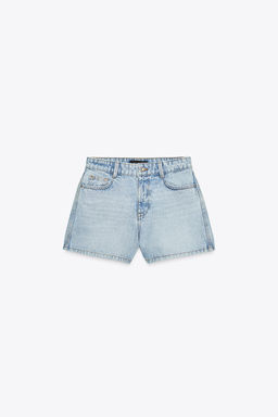 Z1975 MID-WAIST MOM FIT SHORTS - Zara фото 4