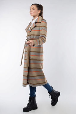 Пальто женское демисезонное (пояс) - El podio фото 2