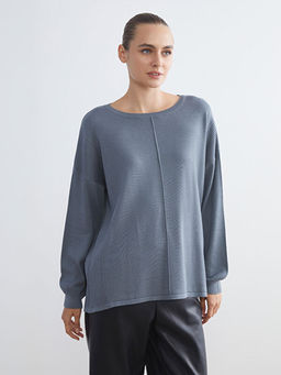 Bisiklet Yaka Kad?n Triko Kazak