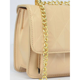 Сумка женская искусственная кожа Ch&K-7806, 2отд, плечевой ремень, бежевый SALE 259979 - Adelia фото 4