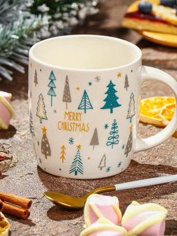 Кружка керамика, 330 мл, Рождествеские символы, Y4-7506, в ассортименте (453608) #НовыйГод