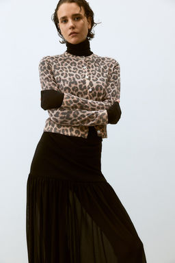 Cardigan de punto fino