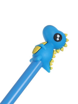 Цена за 2 шт. Ручка-прикол «Динозавр», гелевая, синяя