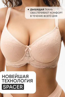 Бюстгальтер 2300 кружевной SPACER OIRO