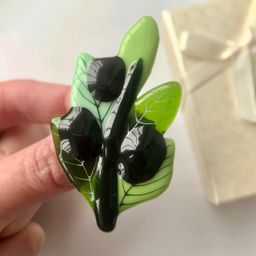 Брошь Оливковая ветвь