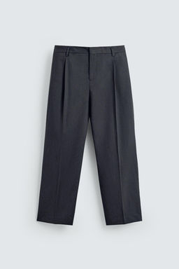 PLEATED SUIT TROUSERS - Zara фото 7