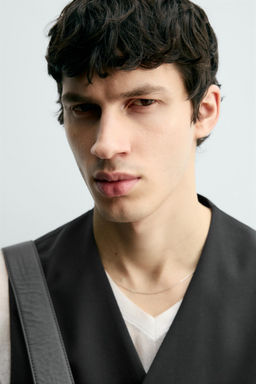 STRUCTURED WAISTCOAT WITH WOOL - Zara фото 5