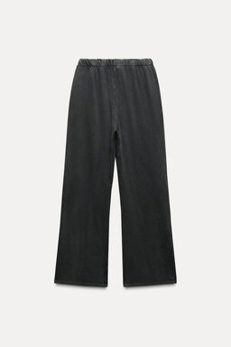 WASHED-EFFECT BAGGY TROUSERS - Zara фото 6