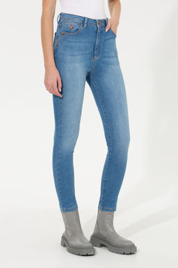 Женские синие джинсовые брюки Неожиданная скидка в корзине - U.s. polo assn фото 9