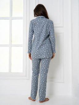 РАСПРОДАЖА Пижама(рубашка+брюки) фланель_О550/серый - Ihomelux фото 12