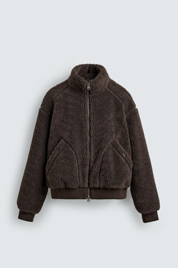 FAUX SHEARLING JACKET