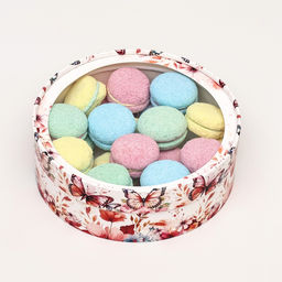 Коробка для макарун тубус с окном Бабочки, 20?6 см - Simaland фото 2