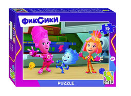 Пазлы 35 "Фиксики. Новый сезон" (Аэроплан)