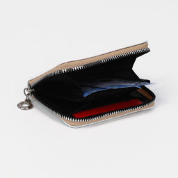 Кошелёк на молнии, отдел для карт, для монет, цвет зелёный - Simaland фото 2