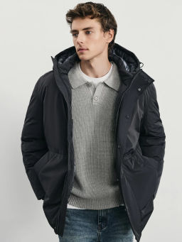 Парка утепленная с капюшоном / Zarina