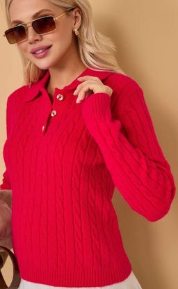 Джемпер F422-1520 red - Fine joyce фото 6