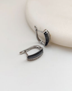 Серьги с керамикой