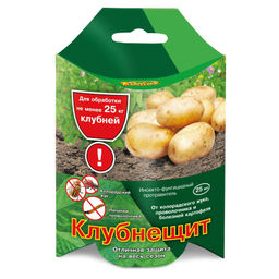 Клубнещит (амп.25мл) для обработки картофеля от колорадского жука, проволочника, тли и болезней