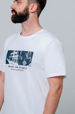 Арт. 67126 Футболка мужская 48-56 (5 шт) Цвет:белый - Идеал фото 5