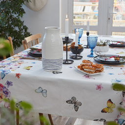 Скатерть Этель. Бабочки, 110?147 см, 100% хлопок, репс 210 г/м?