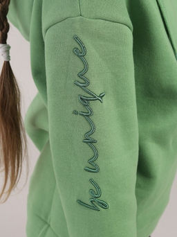 CRB wear / CWJG 63943-37 Толстовка для девочки,зеленый  фото 3