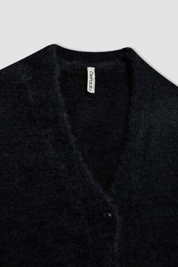 Кардиган для девочек с V-образным вырезом - Defacto фото 8