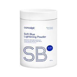 Порошок для осветления волос Soft blue lightening powder Concept 500 гр