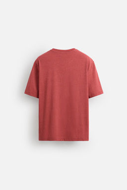 WASHED T-SHIRT WITH SLITS - Zara фото 8