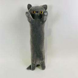 Мягкая игрушка Кот батон длинный британский 90 см