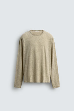 CAMISETA MANGA LARGA JACQUARD RAYAS / rayas