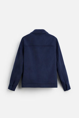 LYOCELL/COTTON ZIP-UP OVERSHIRT - Zara фото 6