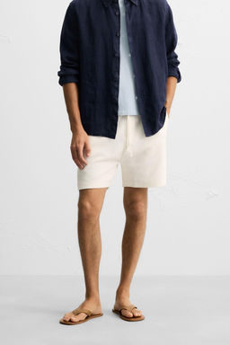 TEXTURE JOGGER BERMUDA SHORTS - Zara фото 2