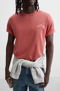 VARSITY FADED T-SHIRT - Zara фото 5