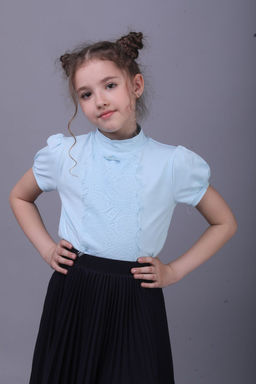 Джемпер с коротким рукавом для девочки 61223 Lets go