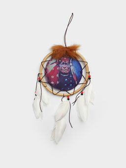 Ловец снов «Индеец», 15×2×35 см, коричневый