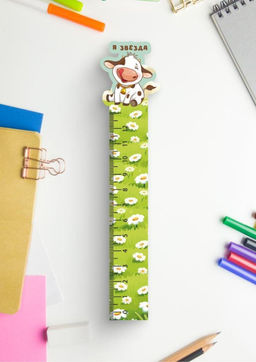 Линейка ECO из дерева iLikeGift Я звезда