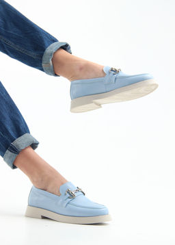 Лоферы туфли 172.1841be. голубой ангел кожа