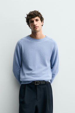 COTTON-CASHMERE SWEATER