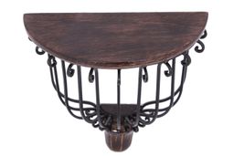 Полочка настенная (дерево, металл) № Пи350 - Ганг фото 3