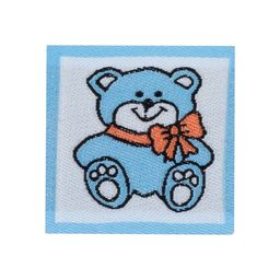 "Gamma" HNP-5 Нашивка полиэстер 10 шт 05-1 мишка 3.2х3.2 см